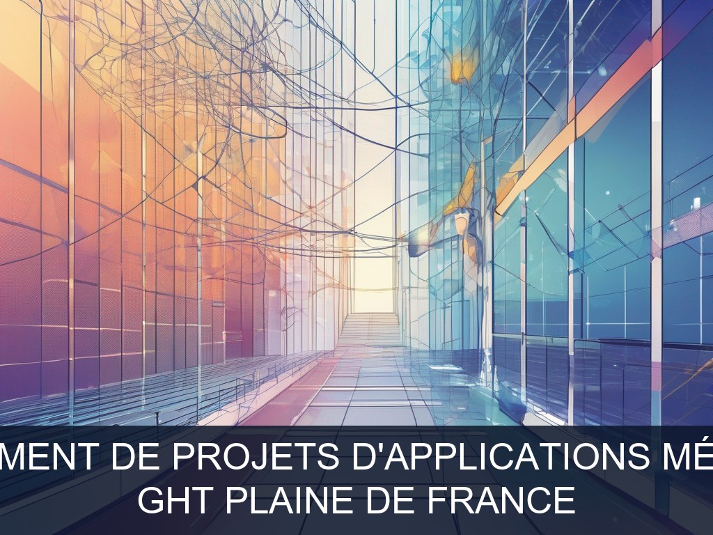 Illustration pour GHT Plaine de France: Pilotage et déploiement de projets d'applications métiers hospitalières (Potentiel à Court Terme)