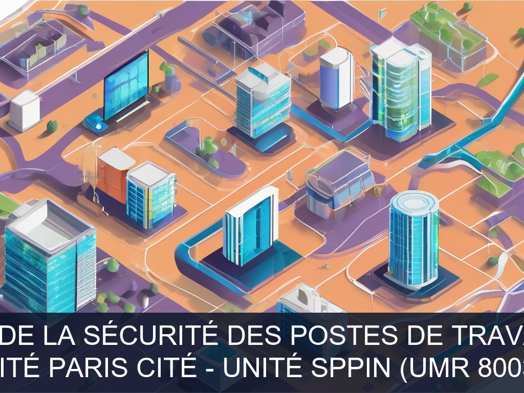 Illustration pour Université Paris Cité - Unité SPPIN (UMR 8003) / CNRS: Renforcement de la sécurité des postes de travail et serveurs (Potentiel à Court Terme)