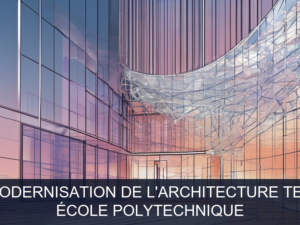 Illustration pour École polytechnique: Pilotage et modernisation de l'architecture technique du SI (Potentiel à Court Terme)