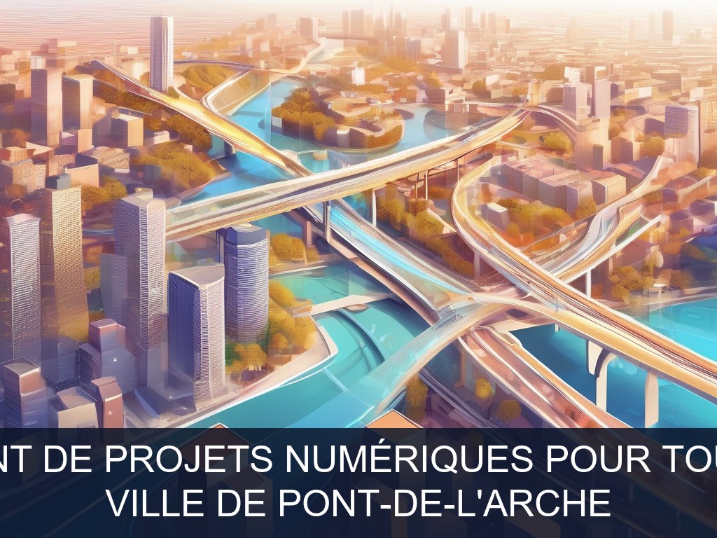 Illustration pour Ville de Pont-de-l'Arche: Développement de projets numériques pour tous les publics (Potentiel à Court Terme)