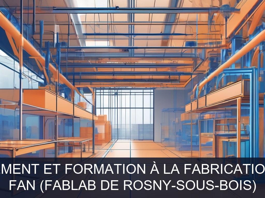 Illustration pour FAN (Fablab de Rosny-sous-Bois): Accompagnement et formation à la fabrication numérique (Potentiel à Court Terme)