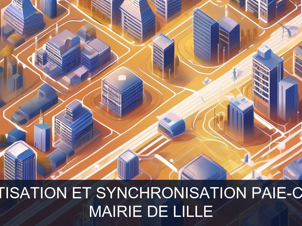 Illustration pour Mairie de Lille: Automatisation et synchronisation paie-carrière (Potentiel à Court Terme)