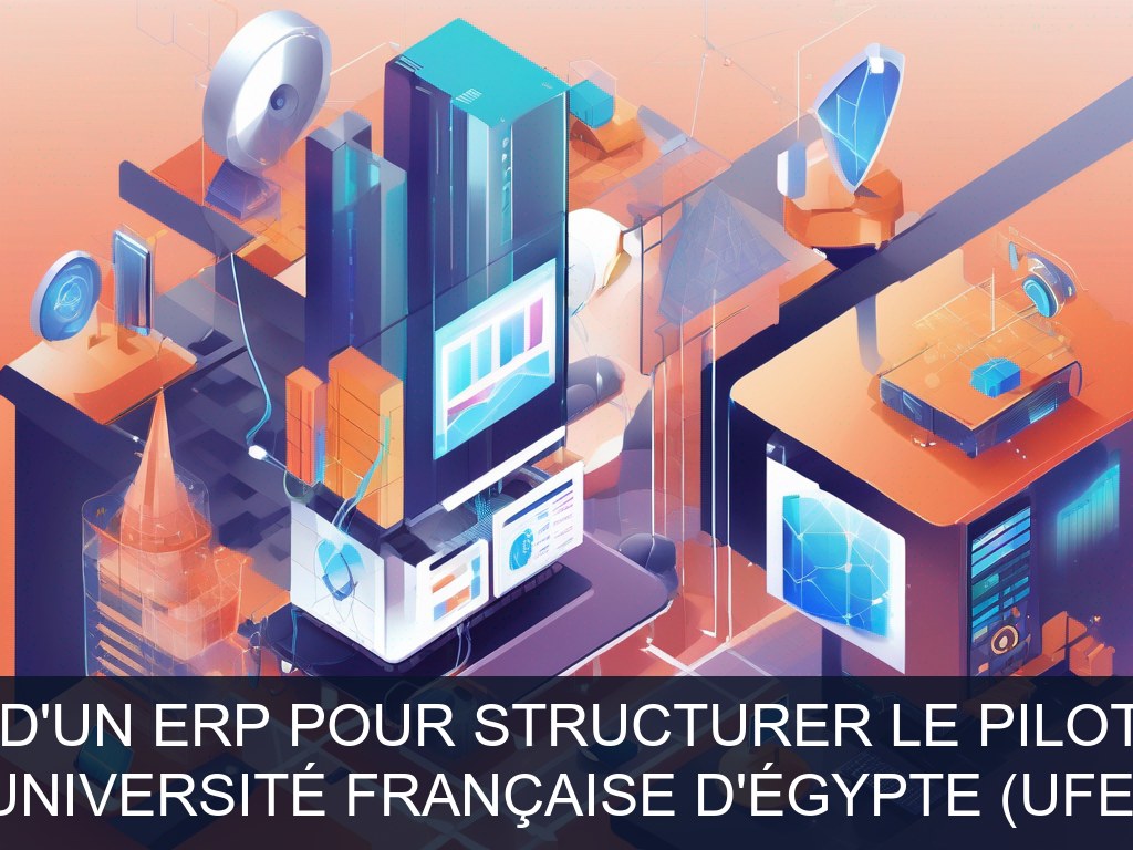 Illustration pour Université française d'Égypte (UFE): Mise en place d'un ERP pour structurer le pilotage financier (Potentiel à Court Terme)