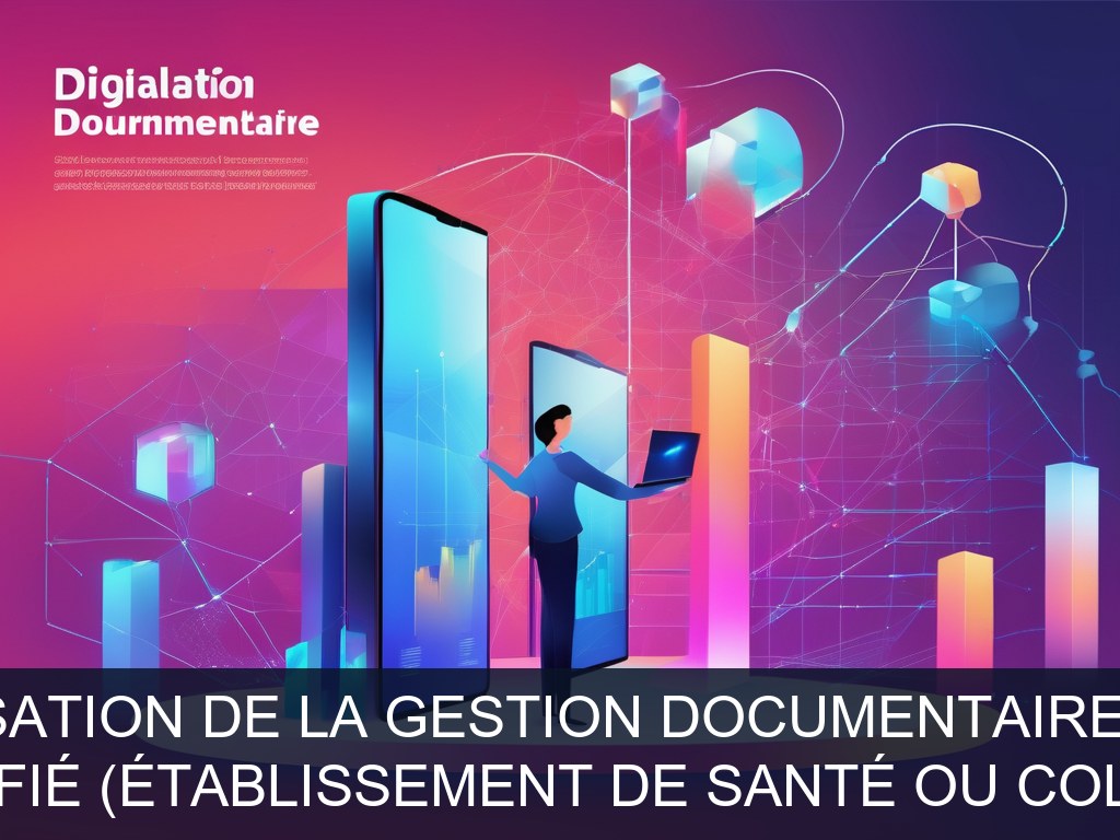 Illustration pour Non spécifié (établissement de santé ou collectivité): Digitalisation de la gestion documentaire qualité (Potentiel à Court Terme)