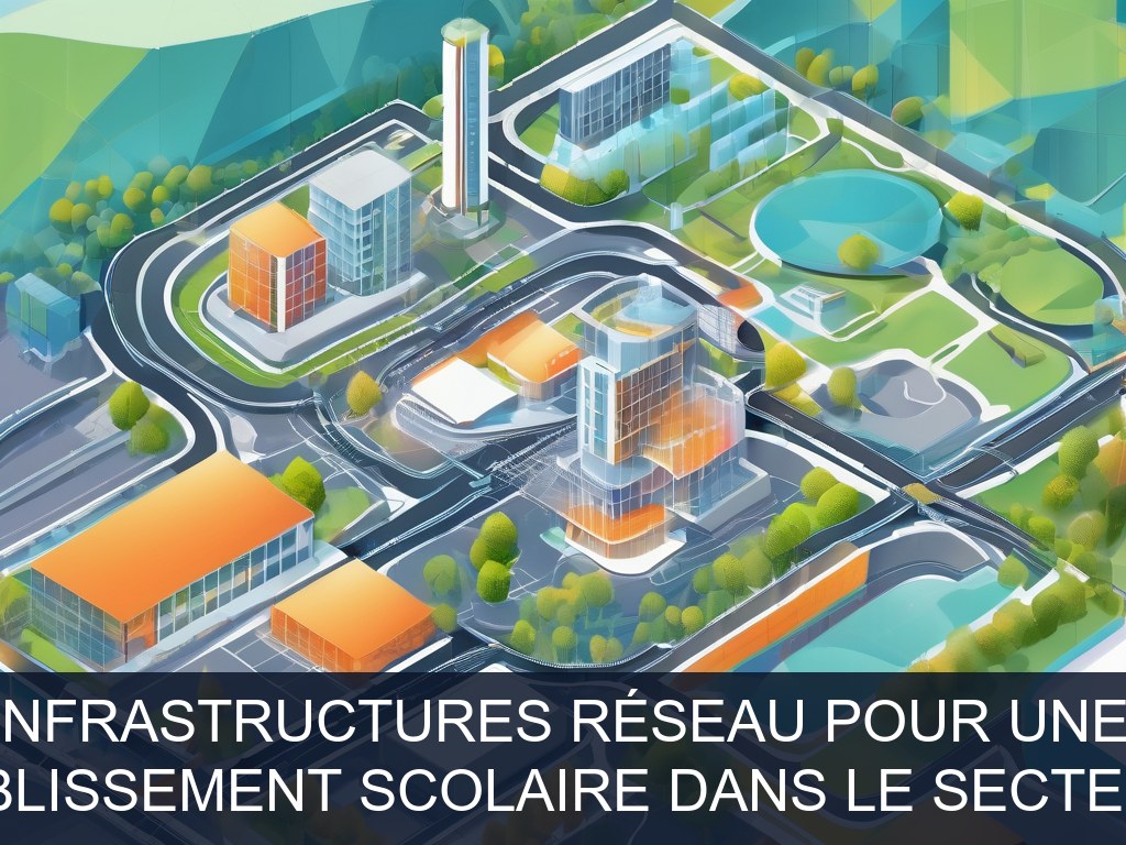 Illustration pour Académie ou établissement scolaire dans le secteur Saint-Raphaël: Modernisation des infrastructures réseau pour une meilleure sécurité (Potentiel à Co