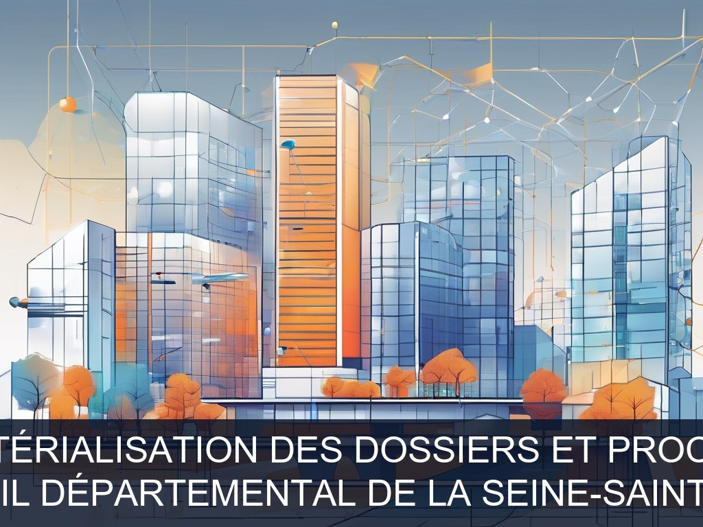 Illustration pour Conseil Départemental de la Seine-Saint-Denis: Projet de dématérialisation des dossiers et procédures métiers (Potentiel à Court Terme)