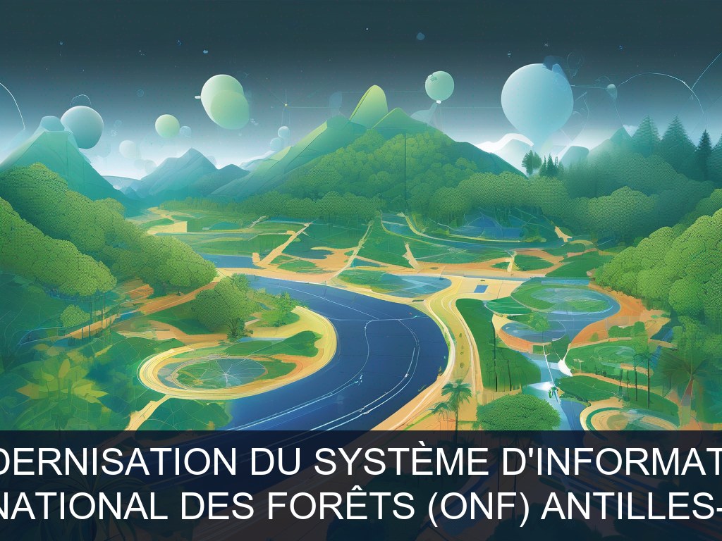 Illustration pour Office National des Forêts (ONF) Antilles-Guyane: Pilotage et modernisation du système d'information territorial (Opportunité Urgente)