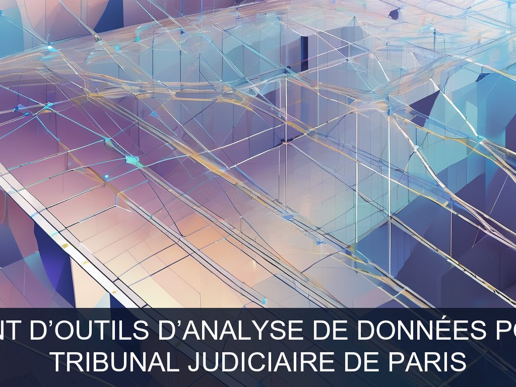 Illustration pour Tribunal Judiciaire de Paris: Développement d’outils d’analyse de données pour la justice (Potentiel à Court Terme)