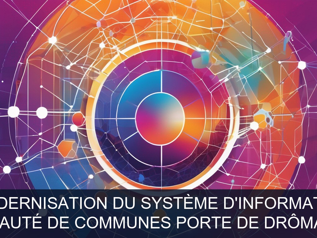 Illustration pour Communauté de communes Porte de DrômArdèche: Pilotage et modernisation du système d'information multi-sites (Potentiel à Court Terme)