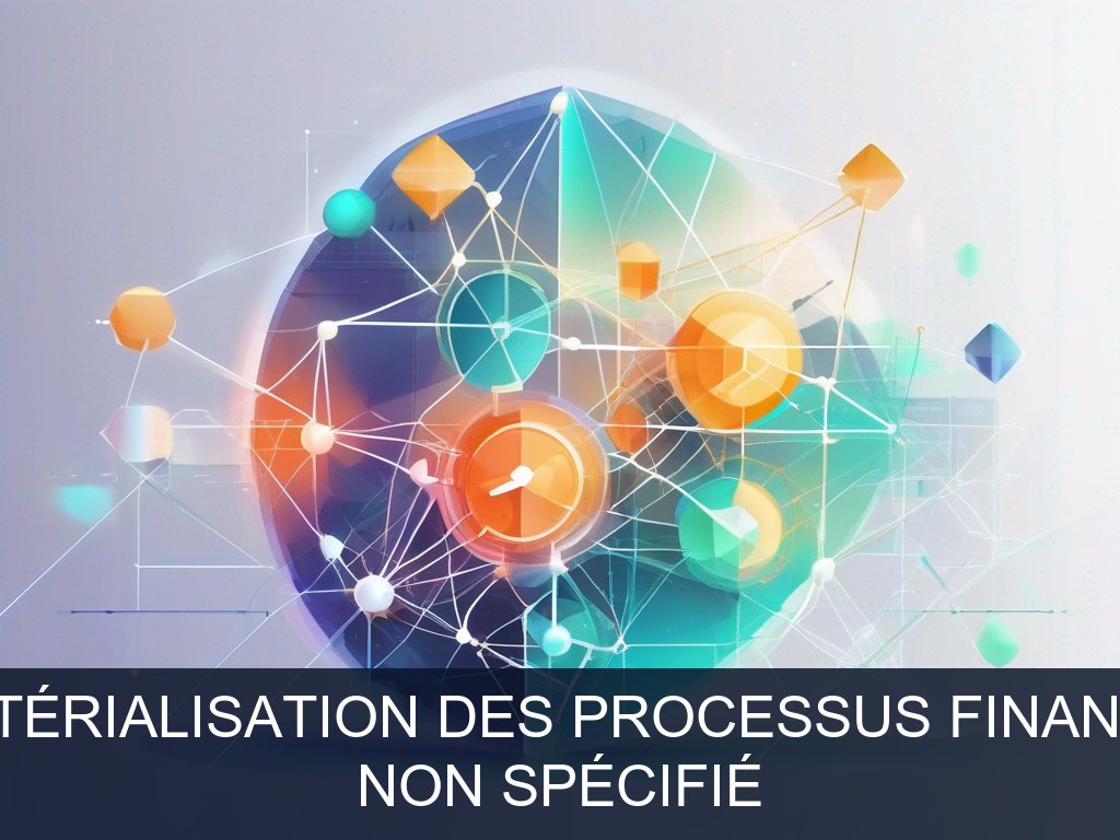 Illustration pour Non spécifié: Dématérialisation des processus financiers (Potentiel à Court Terme)