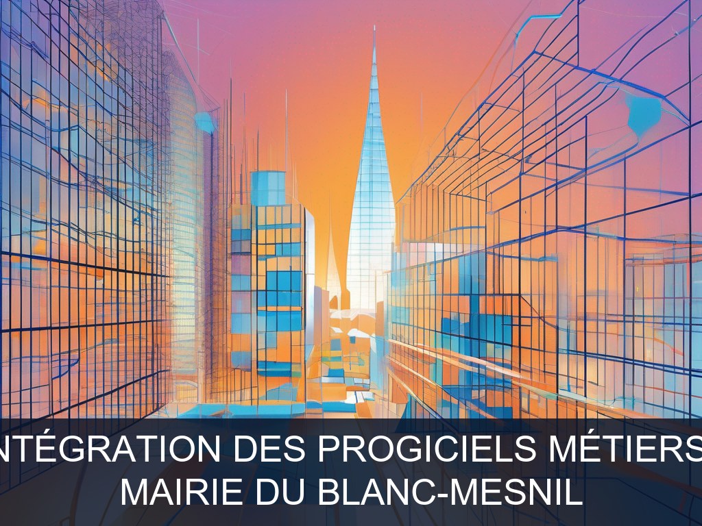 Illustration pour Mairie du Blanc-Mesnil: Optimisation et intégration des progiciels métiers pour l'état civil (Potentiel à Court Terme)