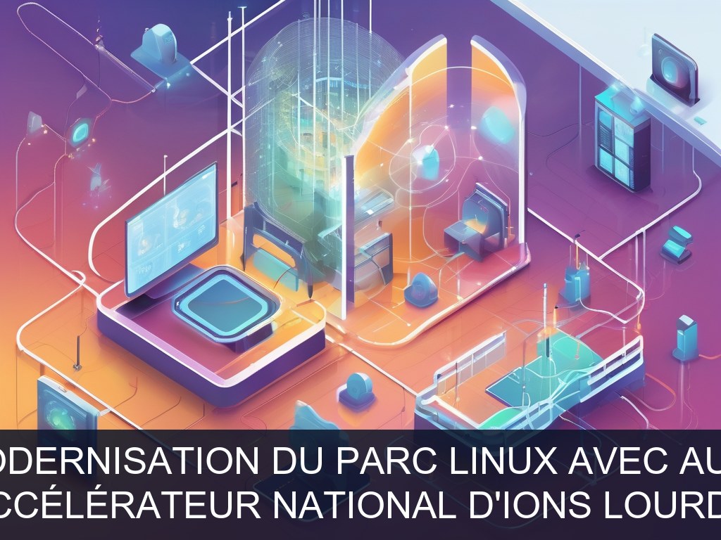 Illustration pour Grand Accélérateur National d'Ions Lourds (GANIL): Gestion et modernisation du parc Linux avec automatisation (Potentiel à Court Terme)