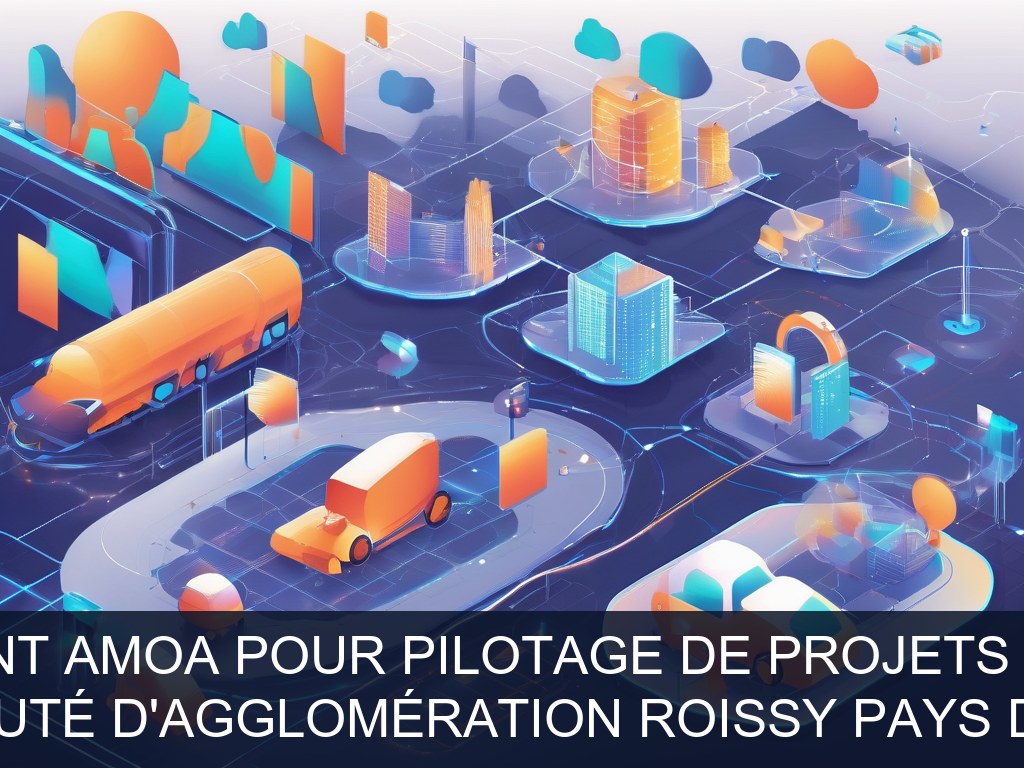Illustration pour Communauté d'Agglomération Roissy Pays de France: Accompagnement AMOA pour pilotage de projets SI stratégiques (Potentiel à Court Terme)