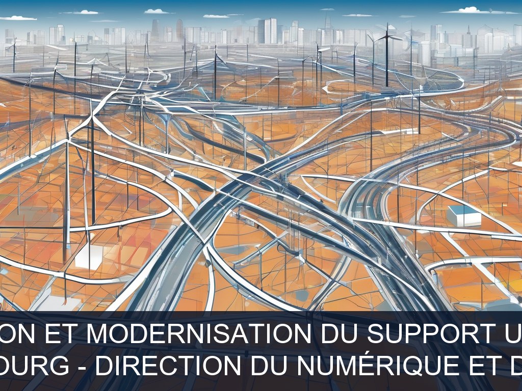 Illustration pour Eurométropole de Strasbourg - Direction du Numérique et des Systèmes d'Information: Optimisation et modernisation du support utilisateur (Potentiel à