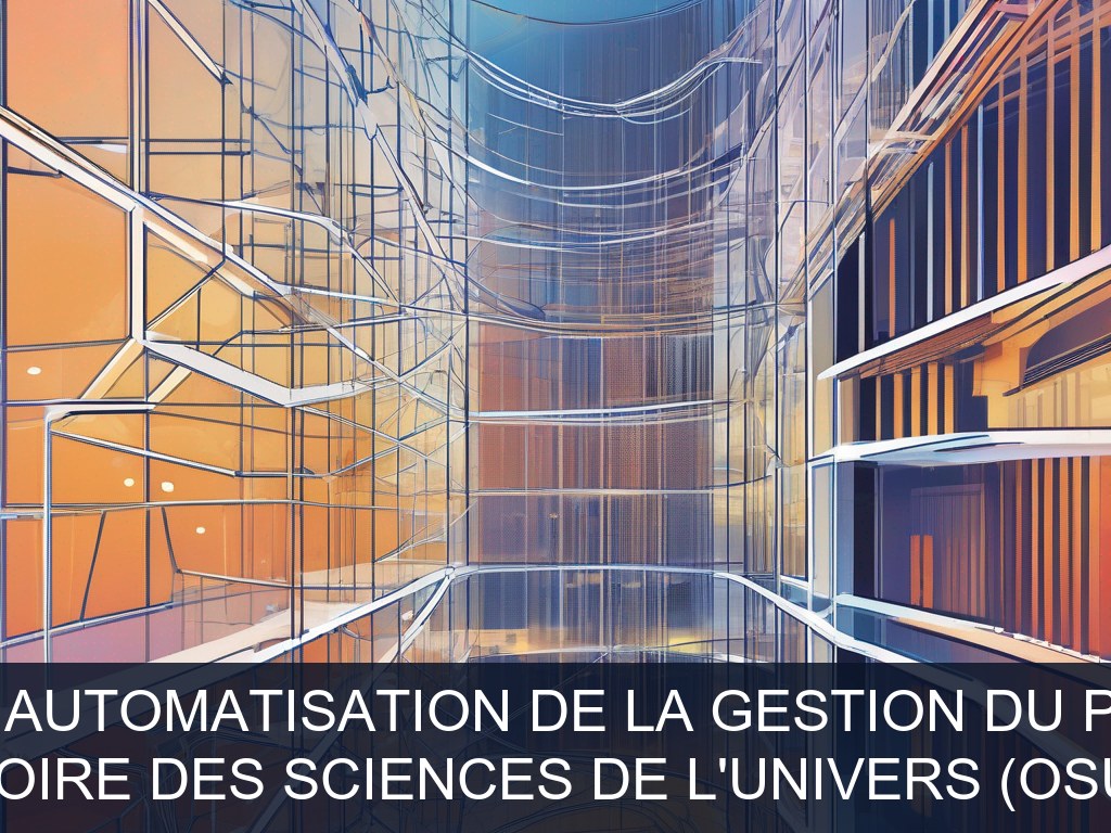 Illustration pour Observatoire des Sciences de l'Univers (OSU) de Lyon: Modernisation et automatisation de la gestion du parc informatique (Potentiel à Court Terme)