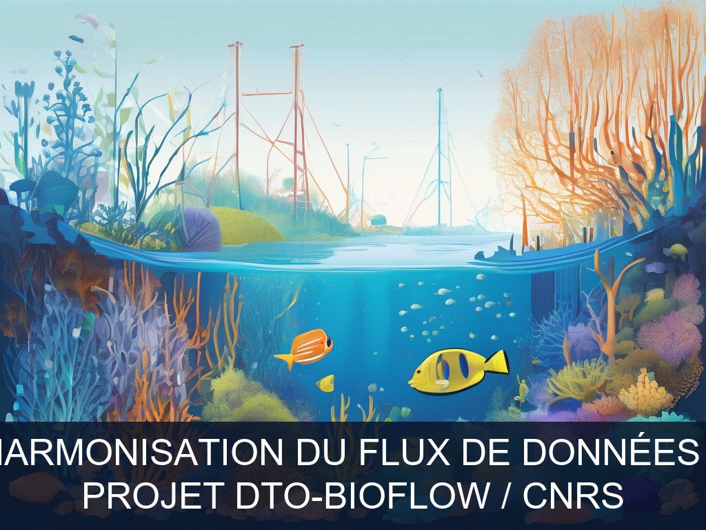 Illustration pour Projet DTO-BioFlow / CNRS: Automatisation et harmonisation du flux de données biodiversité marine (Potentiel à Court Terme)