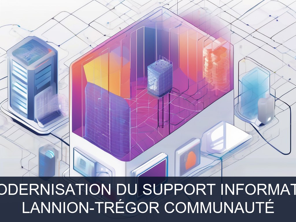 Illustration pour Lannion-Trégor Communauté: Optimisation et modernisation du support informatique de proximité (Potentiel à Court Terme)