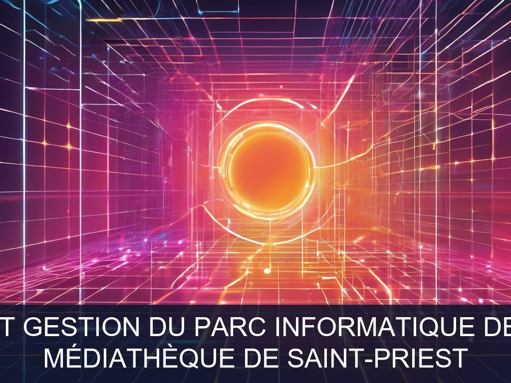 Illustration pour Médiathèque de Saint-Priest: Modernisation et gestion du parc informatique de la Médiathèque (Potentiel à Court Terme)