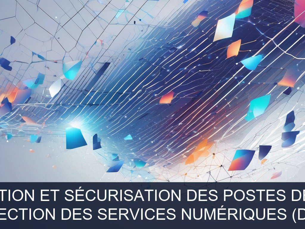 Illustration pour Direction des Services Numériques (DSN): Optimisation et sécurisation des postes de travail (Potentiel à Court Terme)
