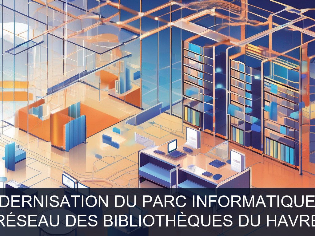 Illustration pour Réseau des bibliothèques du Havre: Optimisation et modernisation du parc informatique des bibliothèques (Potentiel à Court Terme)