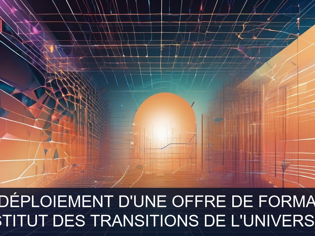 Illustration pour Institut des Transitions de l'université: Conception et déploiement d'une offre de formation IA adaptée (Potentiel à Court Terme)