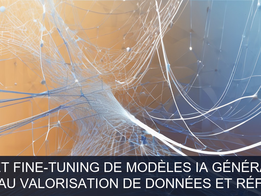 Illustration pour Ministère (bureau Valorisation de données et référentiels - VDR): Développement et fine-tuning de modèles IA générative sur mesure (Potentiel à Court
