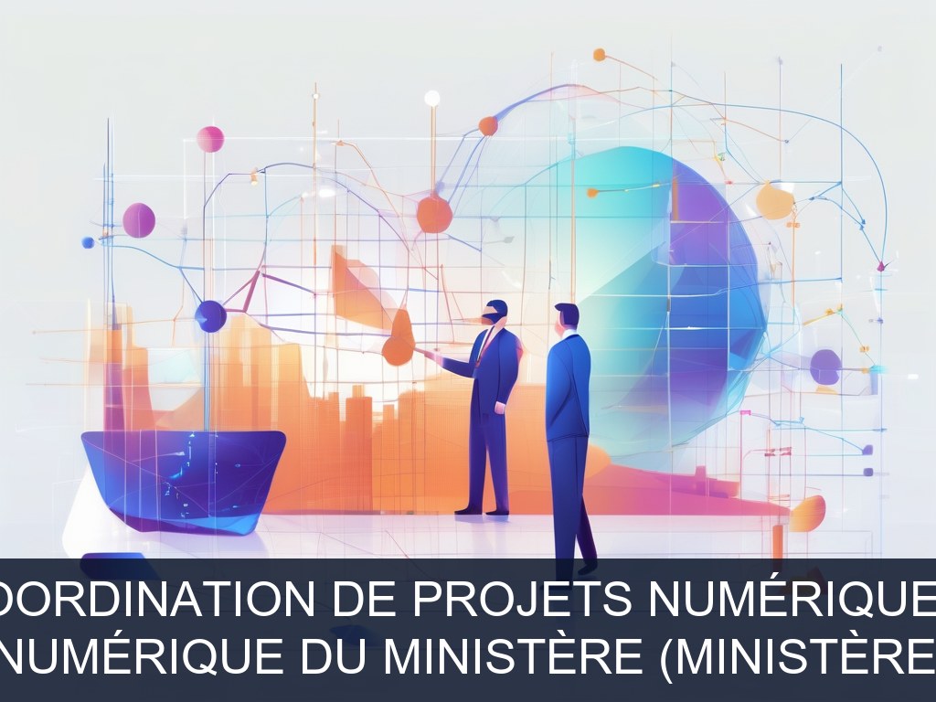 Illustration pour Direction du Numérique du Ministère (ministère non spécifié): Pilotage et coordination de projets numériques ministériels (Opportunité Urgente)