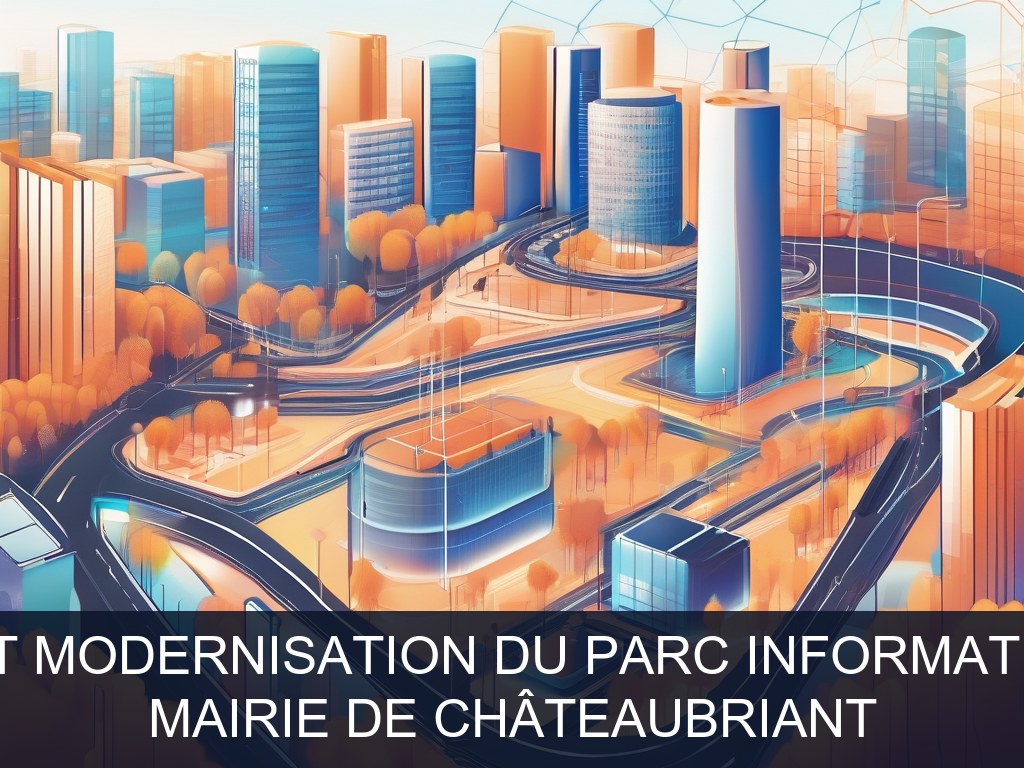 Illustration pour Mairie de Châteaubriant: Maintenance et modernisation du parc informatique virtualisé (Potentiel à Court Terme)