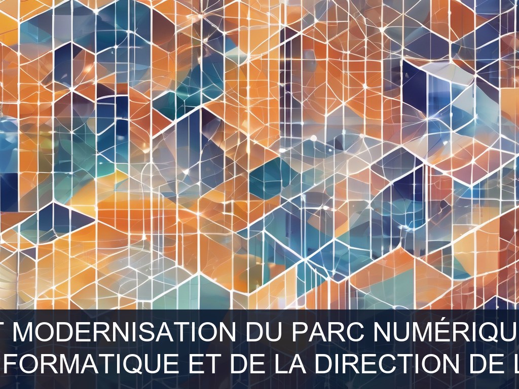 Illustration pour Direction du Numérique et de l'Informatique et de la Direction de l'éducation de la ville de Vernon: Gestion et modernisation du parc numérique éducat