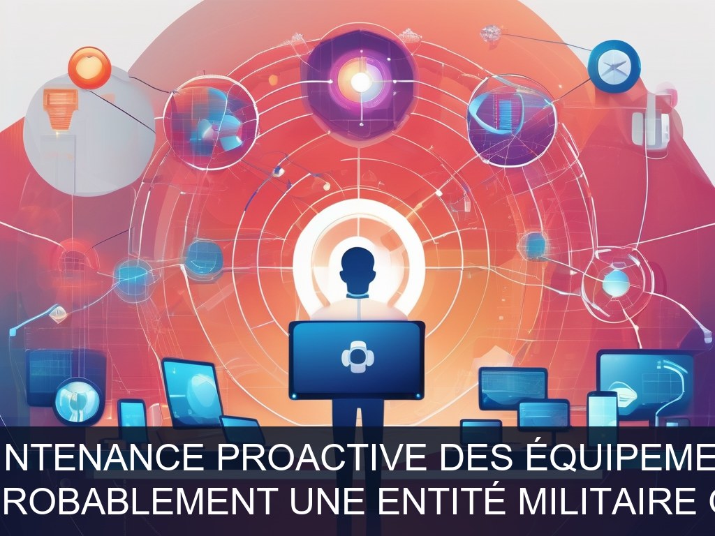 Illustration pour Non spécifié (probablement une entité militaire ou de défense): Optimisation et maintenance proactive des équipements informatiques (Opportunité Urgen