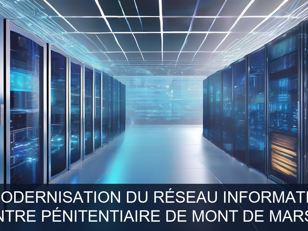 Illustration pour Centre Pénitentiaire de Mont de Marsan: Sécurisation et modernisation du réseau informatique pénitentiaire (Potentiel à Court Terme)