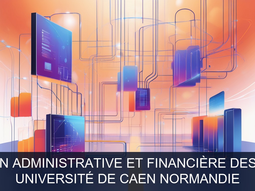 Illustration pour Université de Caen Normandie: Accompagnement à la gestion administrative et financière des projets IA et cybersécurité