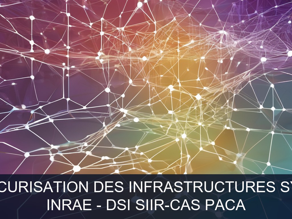 Illustration pour INRAE - DSI SIIR-CAS PACA: Optimisation et sécurisation des infrastructures systèmes et réseau (Potentiel à Court Terme)