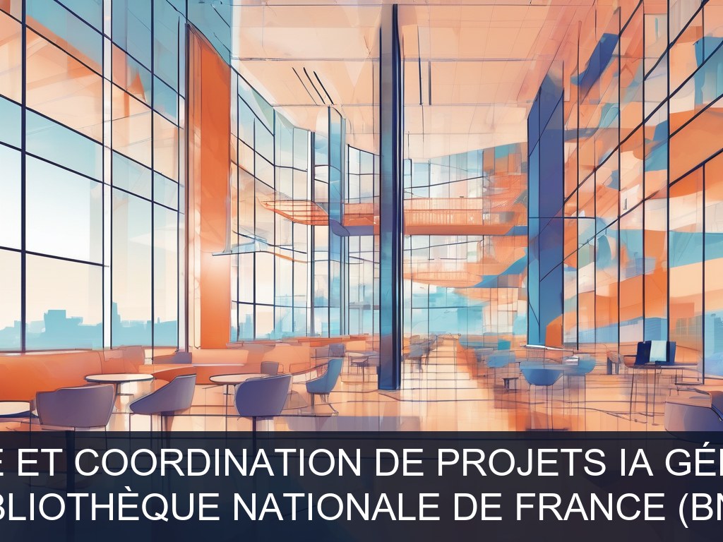 Illustration pour Bibliothèque nationale de France (BnF): Pilotage et coordination de projets IA générative (Potentiel à Court Terme)