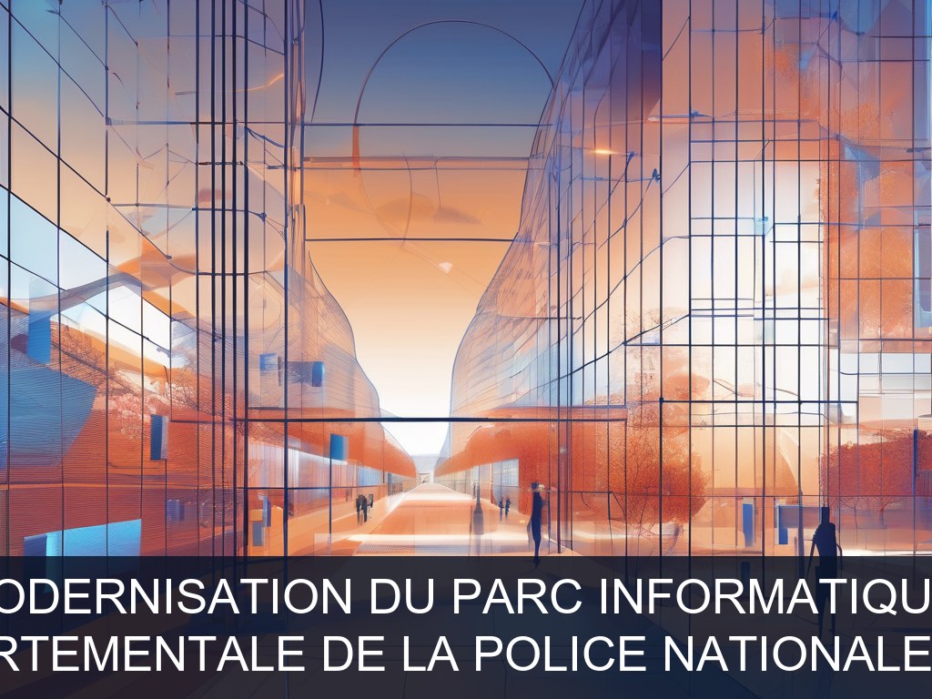 Illustration pour Direction Interdépartementale de la Police Nationale 13-Marseille (DIPN13): Soutien et modernisation du parc informatique et télécom (Potentiel à Cour