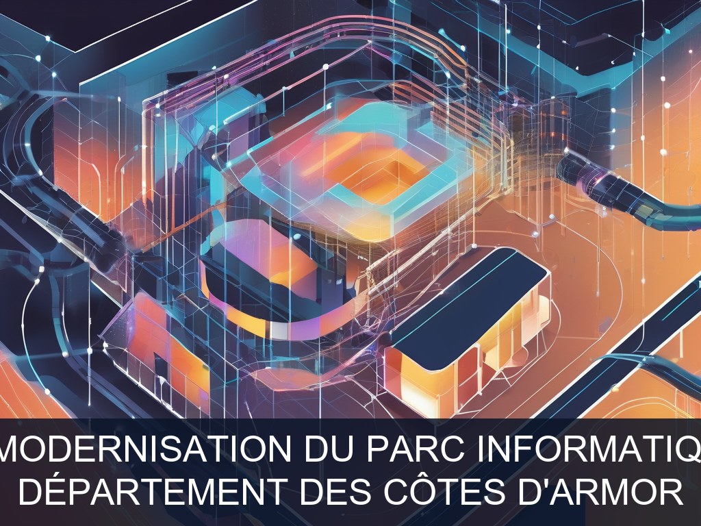 Illustration pour Département des Côtes d'Armor: Maintenance et modernisation du parc informatique des collèges (Potentiel à Court Terme)