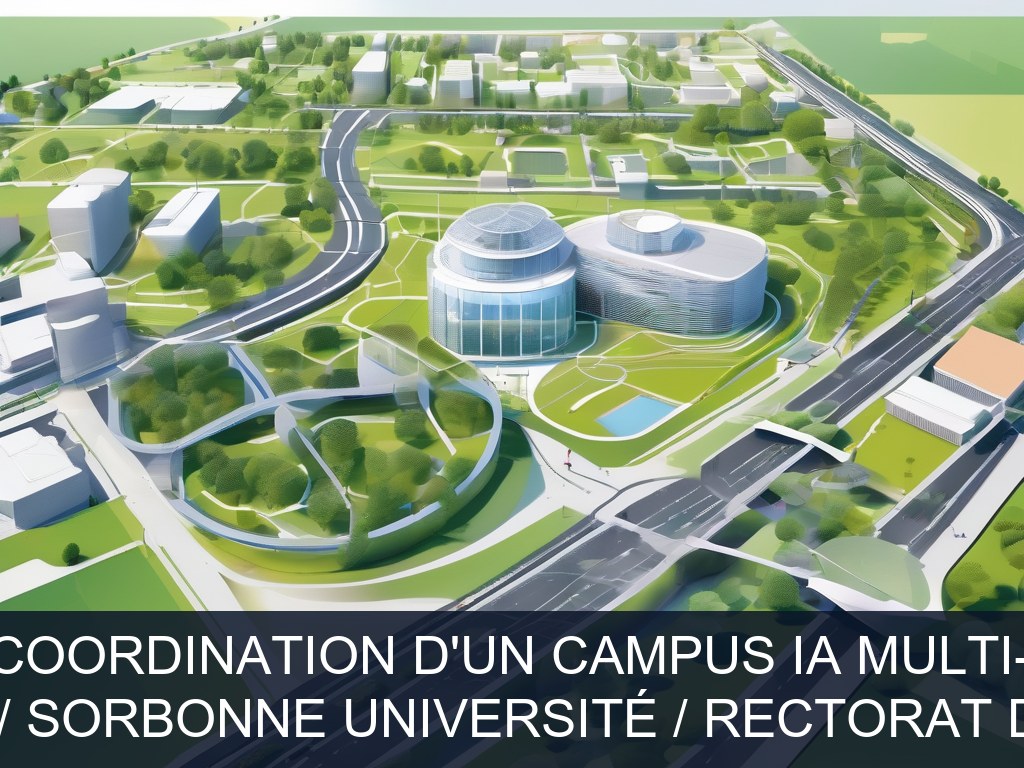Illustration pour Région Île-de-France / Sorbonne Université / Rectorat de l'Académie de Paris: Pilotage et coordination d'un campus IA multi-partenarial (Potentiel à C