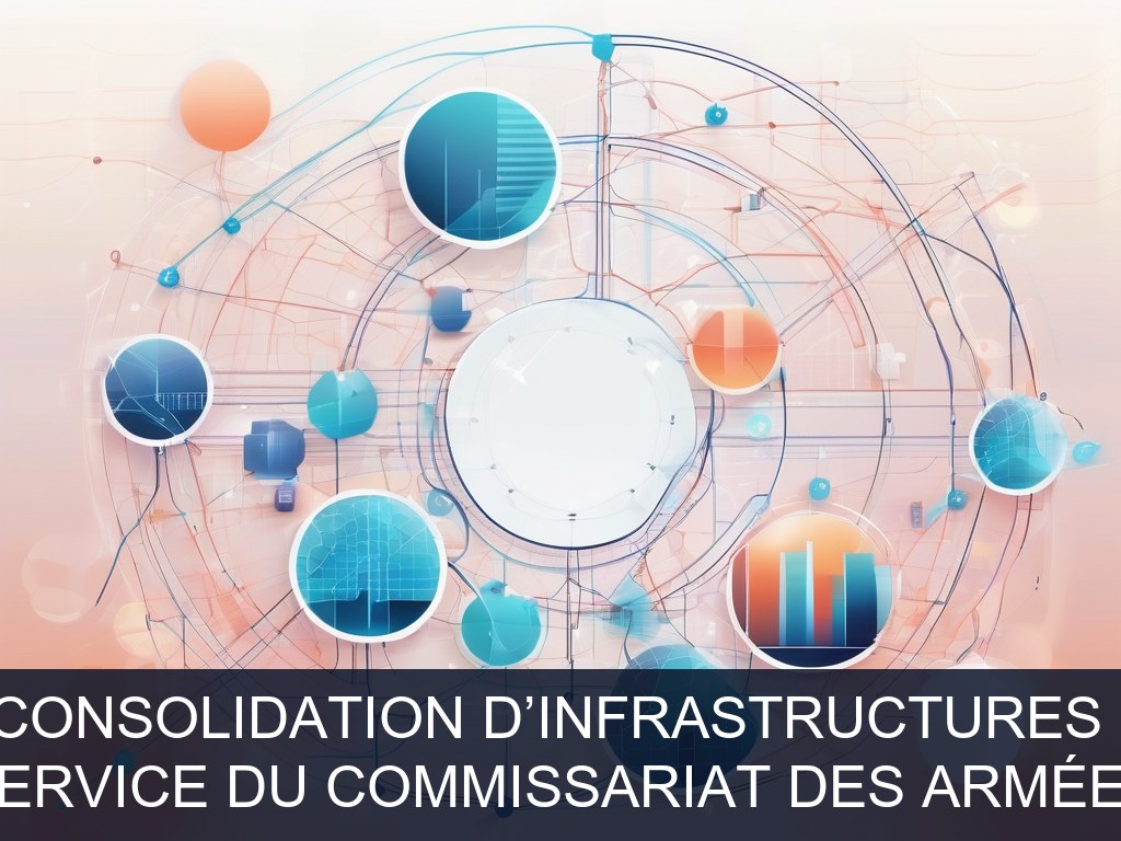 Illustration pour Service du commissariat des armées: Conception et consolidation d’infrastructures data scalables (Potentiel à Court Terme)