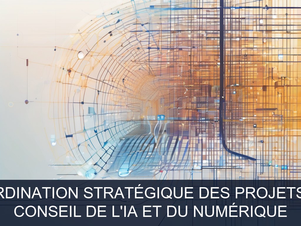 Illustration pour Conseil de l'IA et du Numérique: Pilotage et coordination stratégique des projets IA et numérique (Opportunité Urgente)