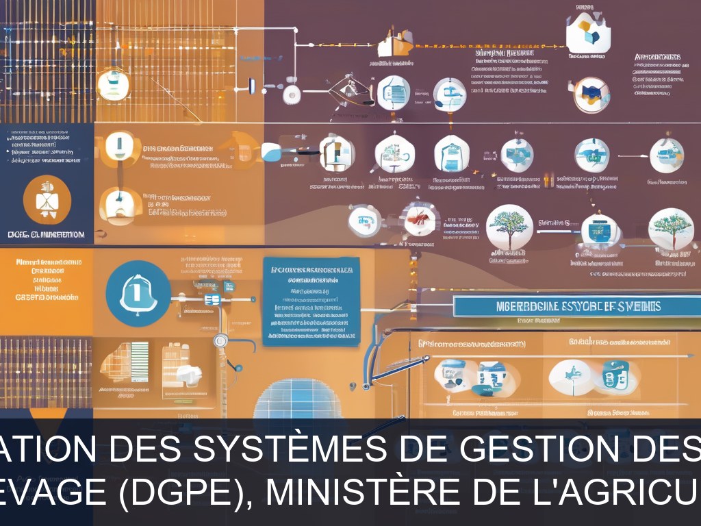 Illustration pour Direction Générale de la Performance de l'Élevage (DGPE), Ministère de l'Agriculture et de la Souveraineté Alimentaire (MASA): Modernisation des systè