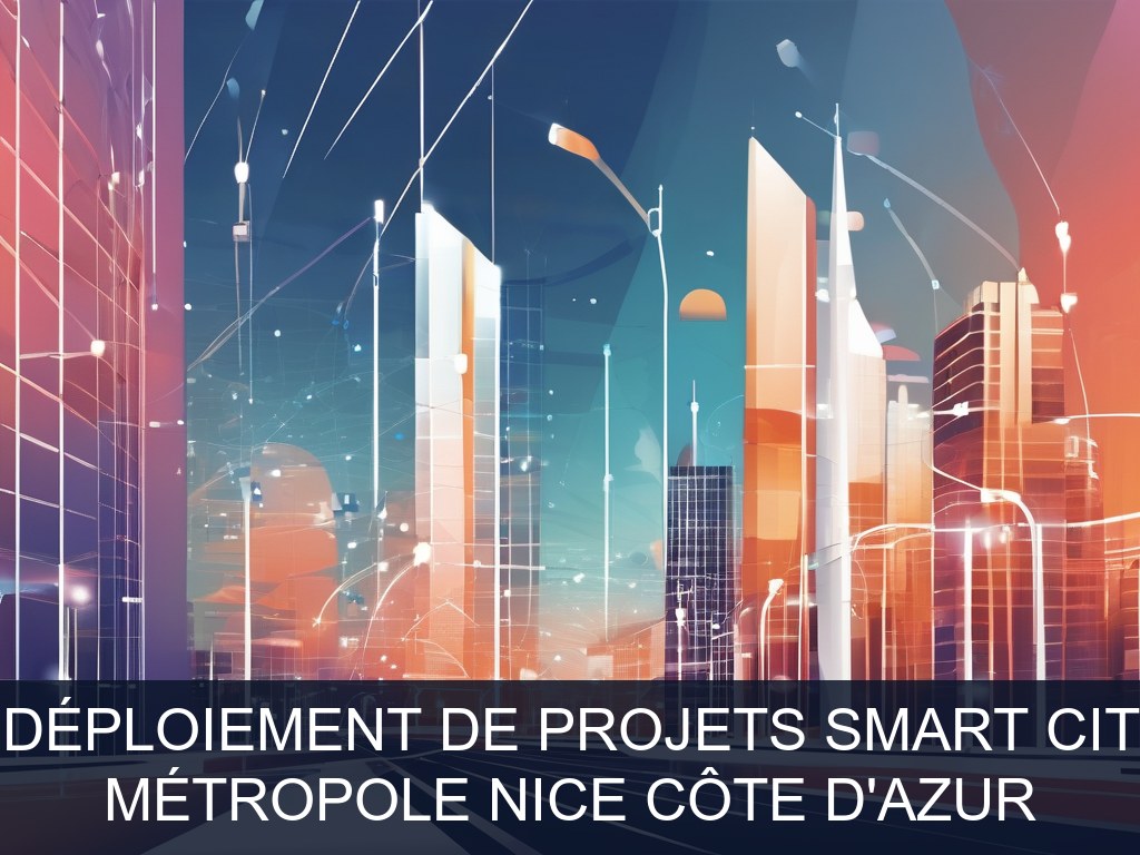 Illustration pour Métropole Nice Côte d'Azur: Pilotage et déploiement de projets Smart City innovants (Potentiel à Court Terme)