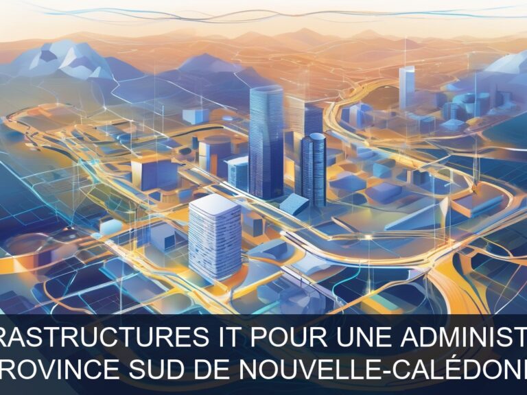 Illustration pour Province Sud de Nouvelle-Calédonie: Modernisation des infrastructures IT pour une administration 100% numérique