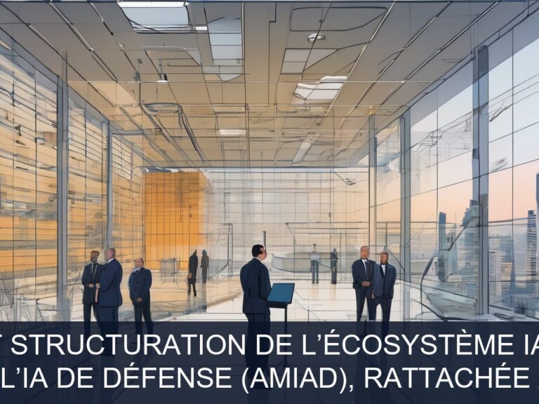 Illustration pour Agence Ministérielle de l’IA de Défense (AMIAD), rattachée au Ministère des Armées: Animation et structuration de l’écosystème IA de défense